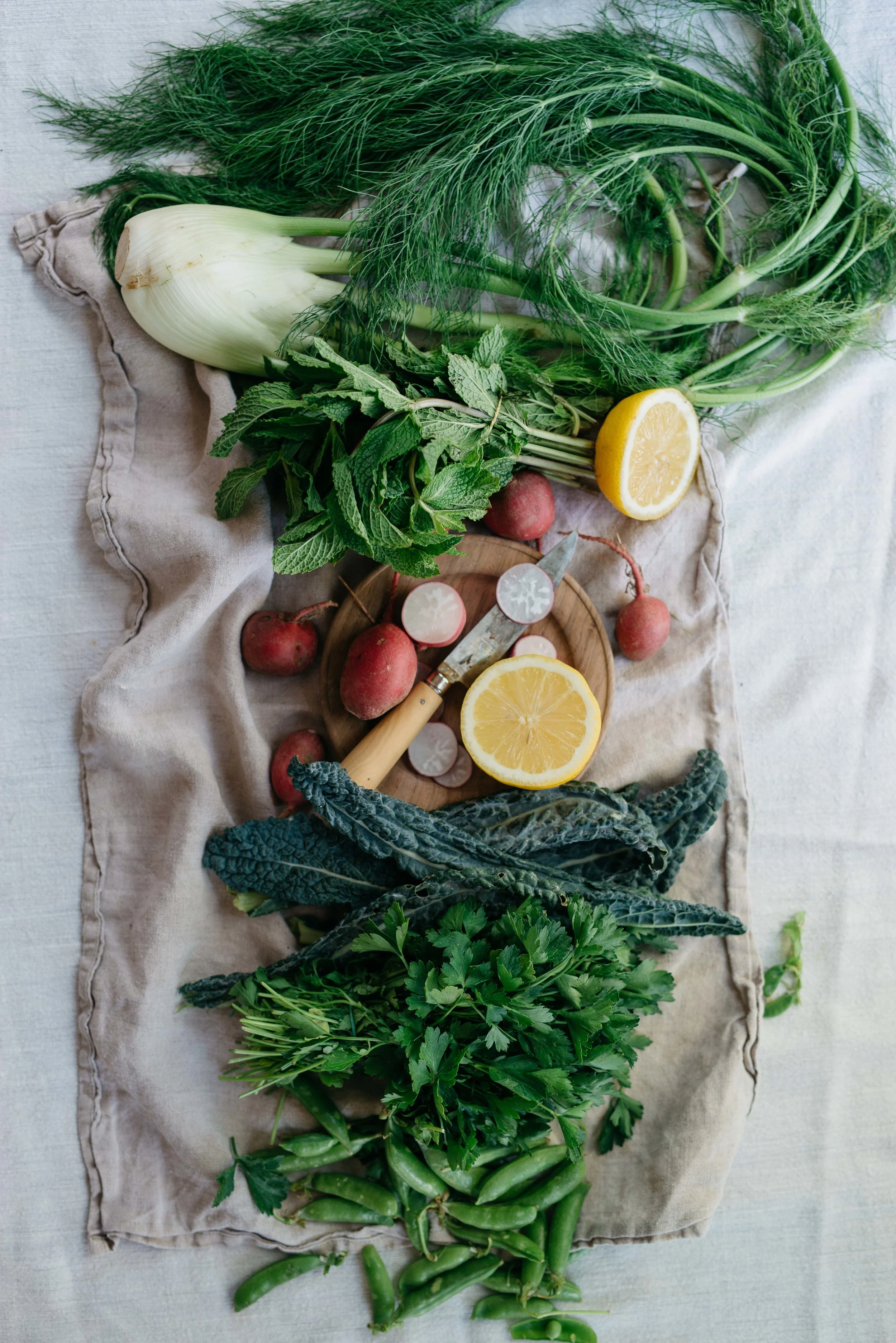 Lemony Fennel, Radish, and Kale Salad — dolly and oatmeal